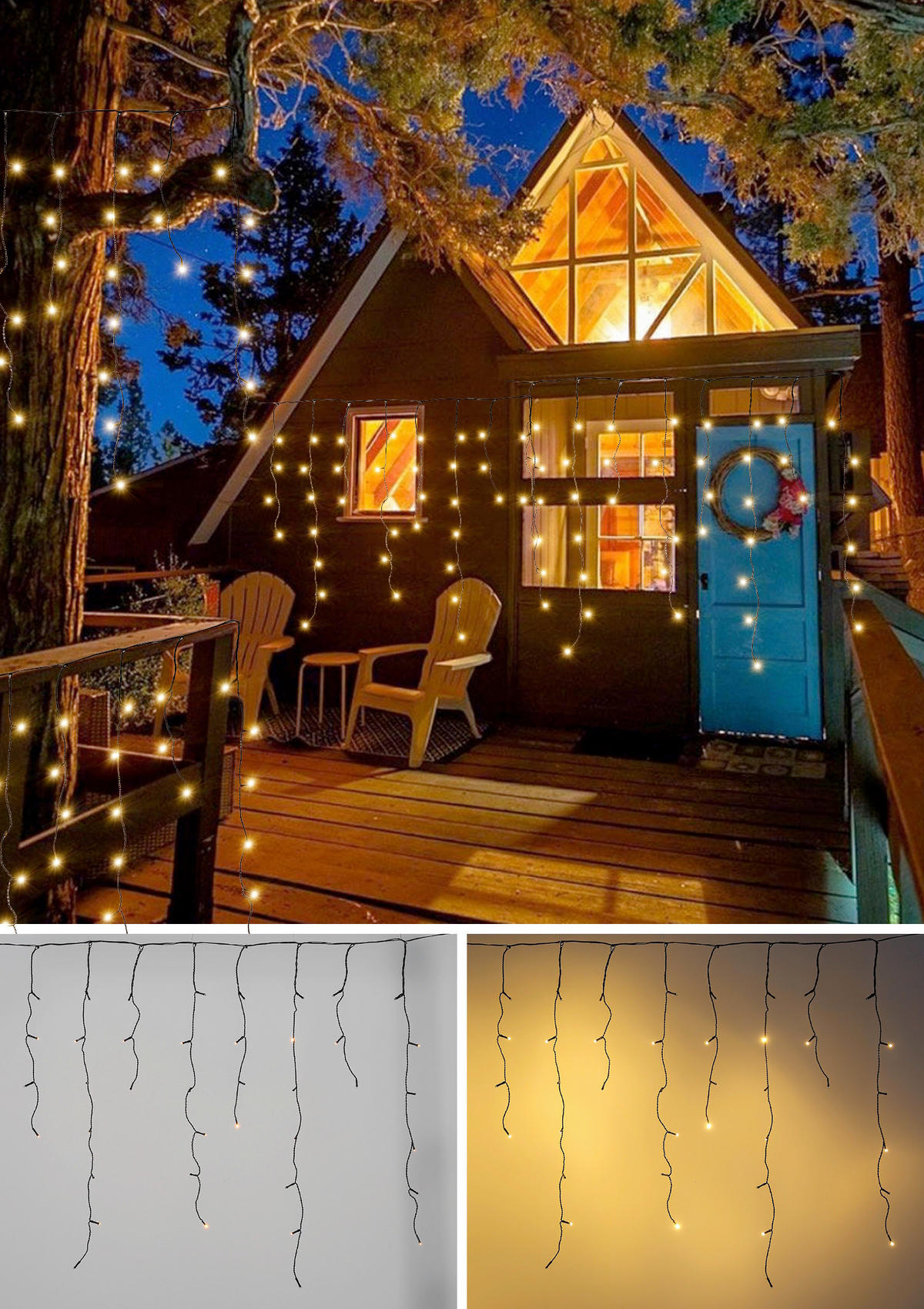LICHTERKETTE 487,50 cm  - Grün, KONVENTIONELL, Kunststoff (487,50cm) - X-Mas