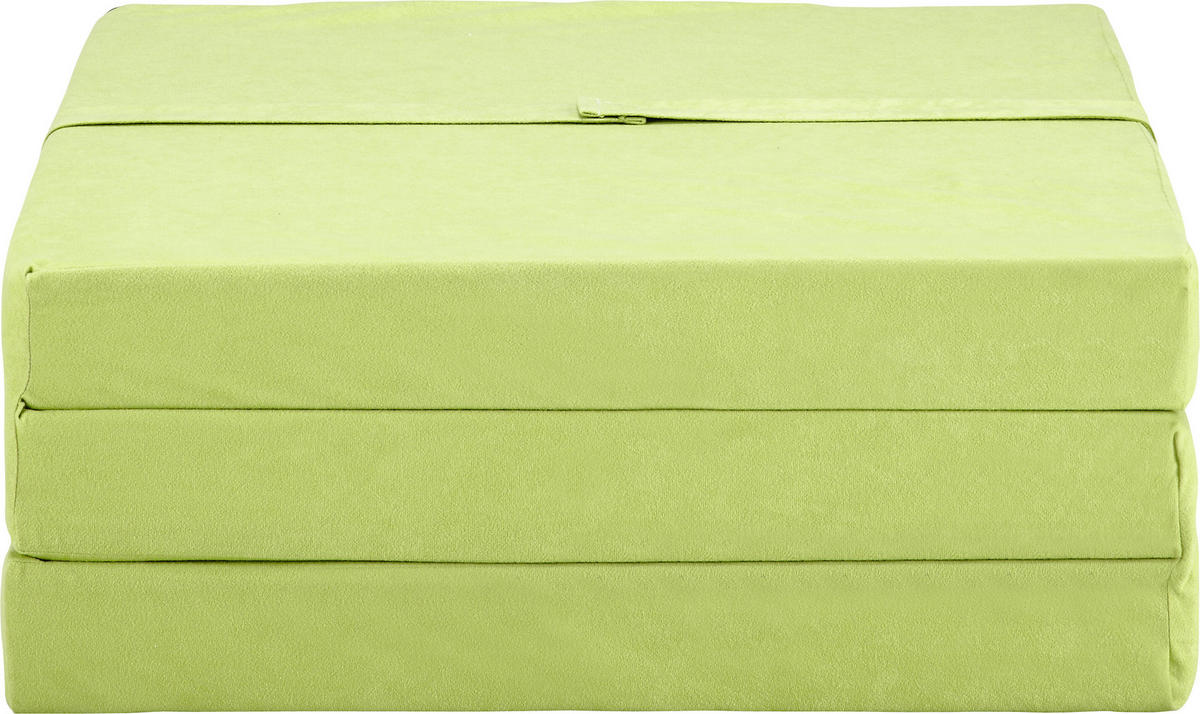 SKLADACÍ MATRAC, 65/186 cm - zelená, Basics, textil (65/186cm) - Carryhome