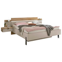 BETTANLAGE - Kaschmir/Eichefarben, Design (180/200cm) - Xora