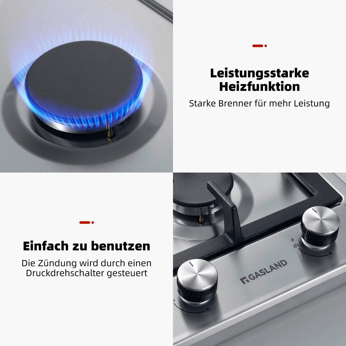 GASKOCHFELD - Edelstahlfarben, Trend, Metall (29/50/9.4cm)