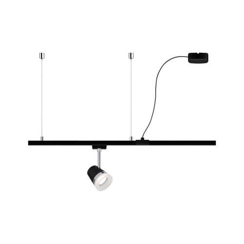SCHIENENSYSTEM-EINSPEISER URail 70 cm   - Schwarz, Basics, Kunststoff/Metall (70cm) - Paulmann