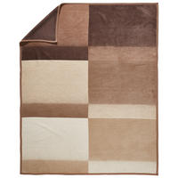 ODEJA 150/200 cm rjava, naravne barve  - naravne barve/rjava, Basics, tekstil (150/200cm) - Novel