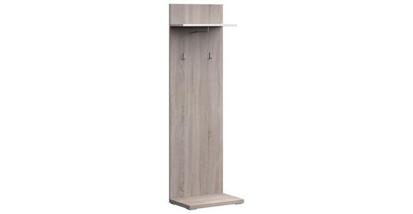 GARDEROBE 195/206,6/41,6 cm  - Eichefarben/Weiß, Design, Holzwerkstoff (195/206,6/41,6cm) - Xora