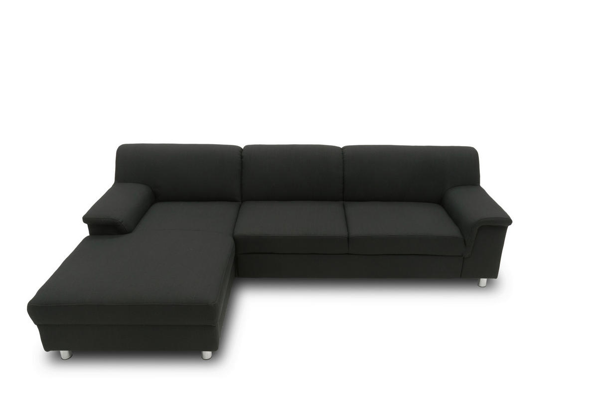 Freisteller von MID.YOU ECKSOFA Schwarz Webstoff.