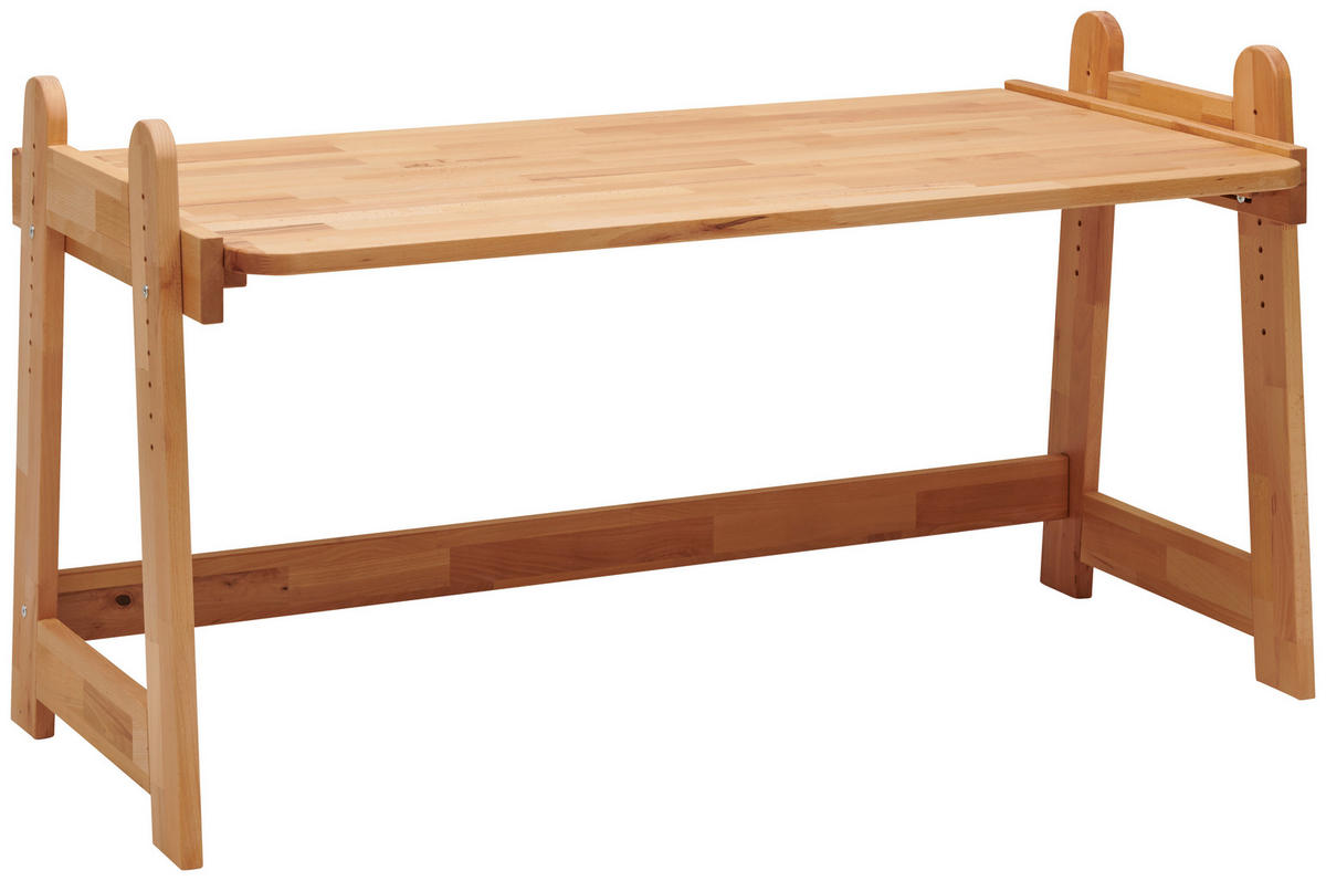 PÍSACÍ STÔL PRE MLÁDEŽ, jadrový buk, 140/70/75 cm - jadrový buk, Natur, drevo (140/70/75cm) - MID.YOU