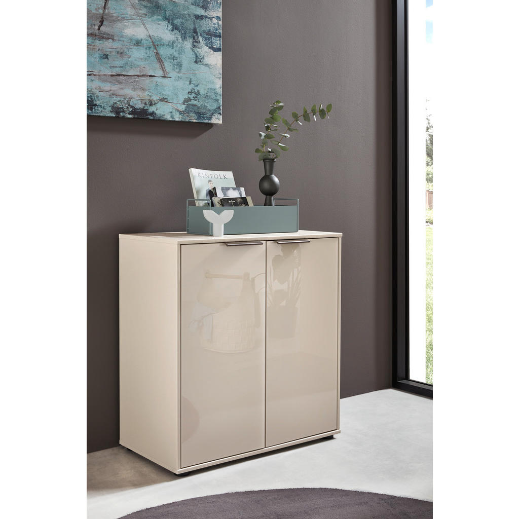 Thumbnail - Dieter Knoll Kommode, Eiche, Champagner, Holzwerkstoff, 1 Fächer, 80x86x43 cm, Goldenes M, Made in Germany, DIN EN ISO 9...