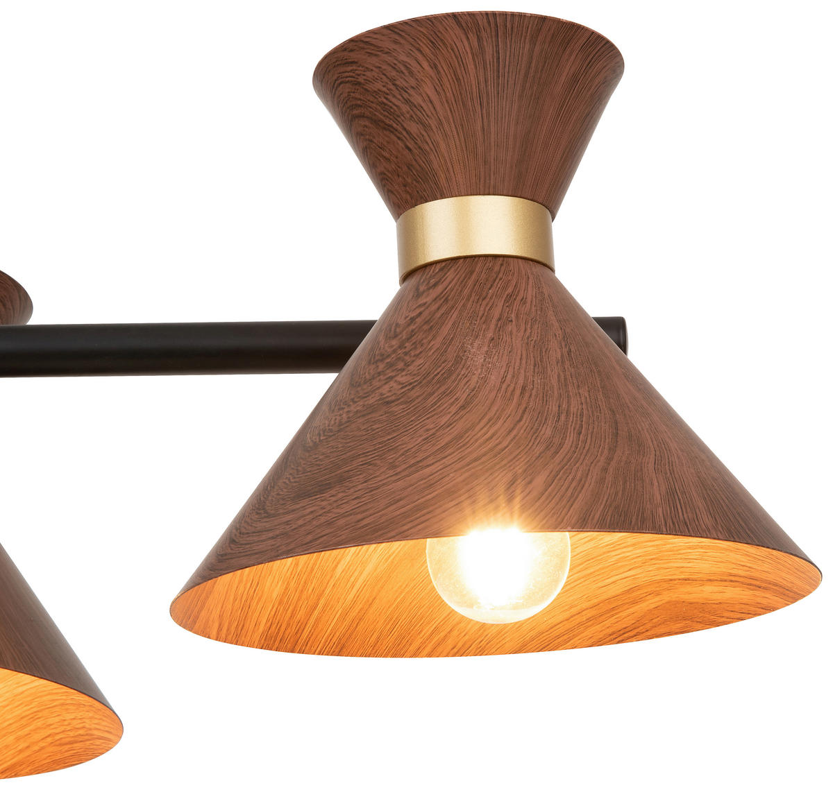 HÄNGELEUCHTE 85/32/120,5 cm  - Walnussfarben, Trend, Metall (85/32/120,5cm) - Novel