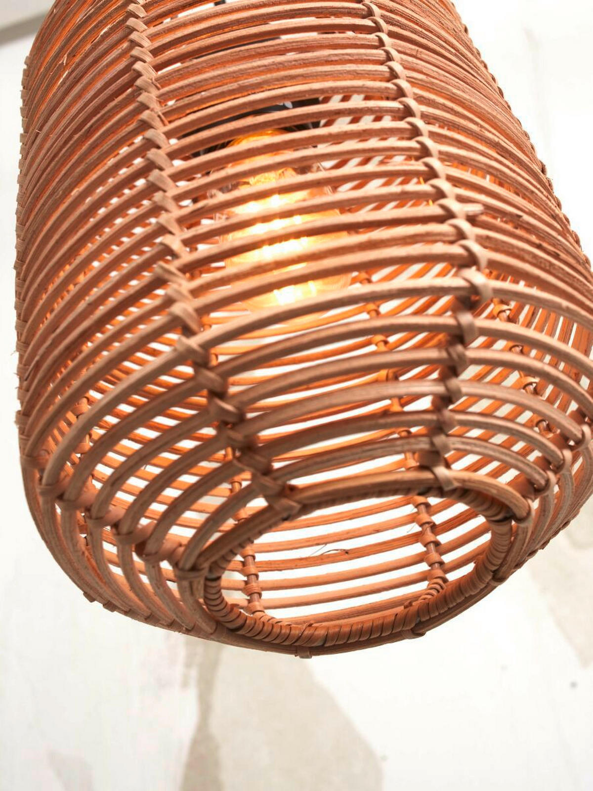 HÄNGELEUCHTE GOOD&MOJO 18/25/25 cm   - Naturfarben, Trend, Holz (18/25/25cm) - Good & Mojo