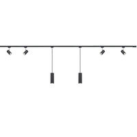 SKENSYSTEM DUOLINE MARLEY 218/5/3 cm   - svart, Design, plast (218/5/3cm) - Trio Leuchten