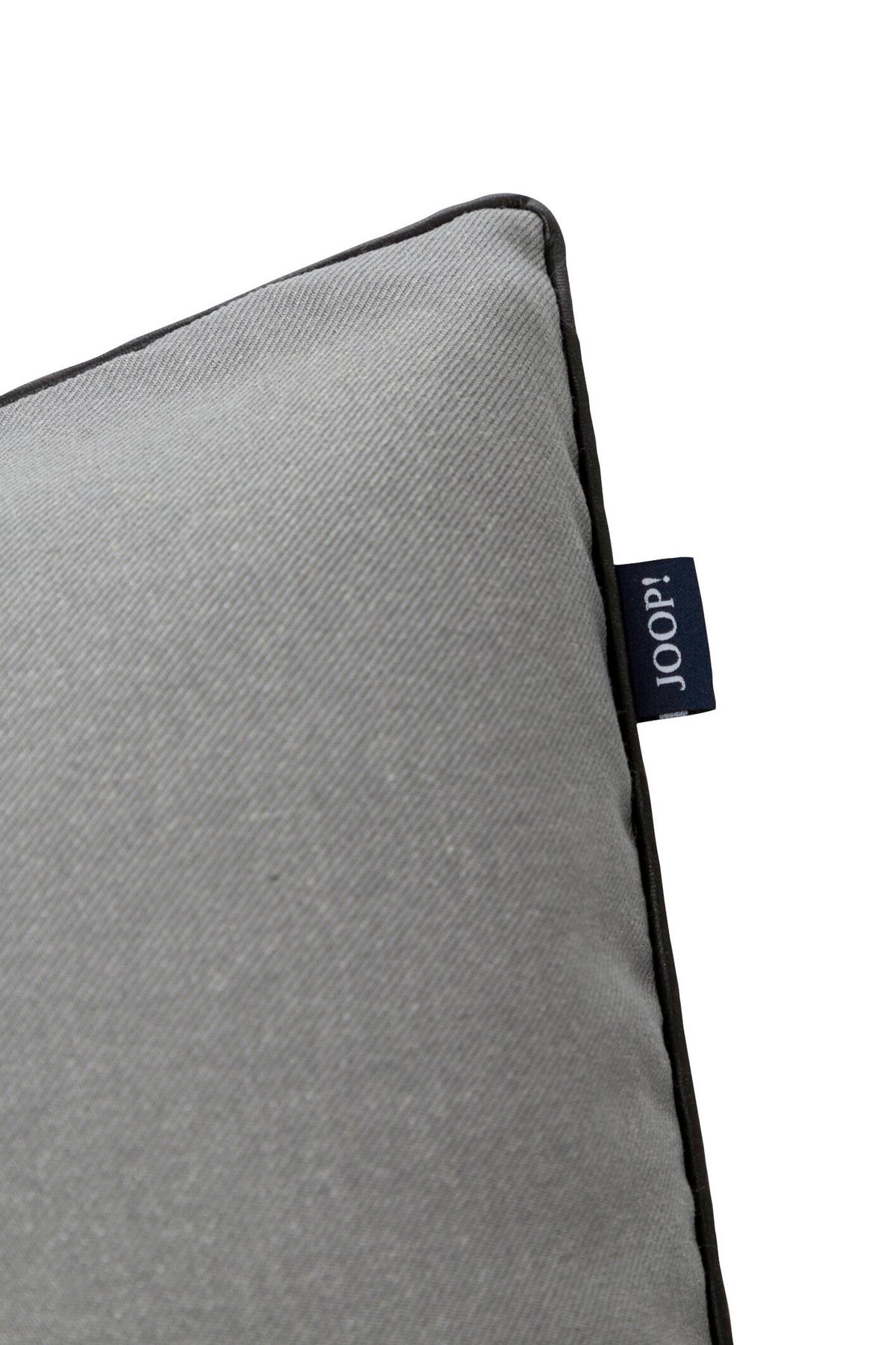 KISSENHÜLLE J!Essential 40/40 cm  - Anthrazit/Grau, Basics, Textil (40/40cm) - Joop!