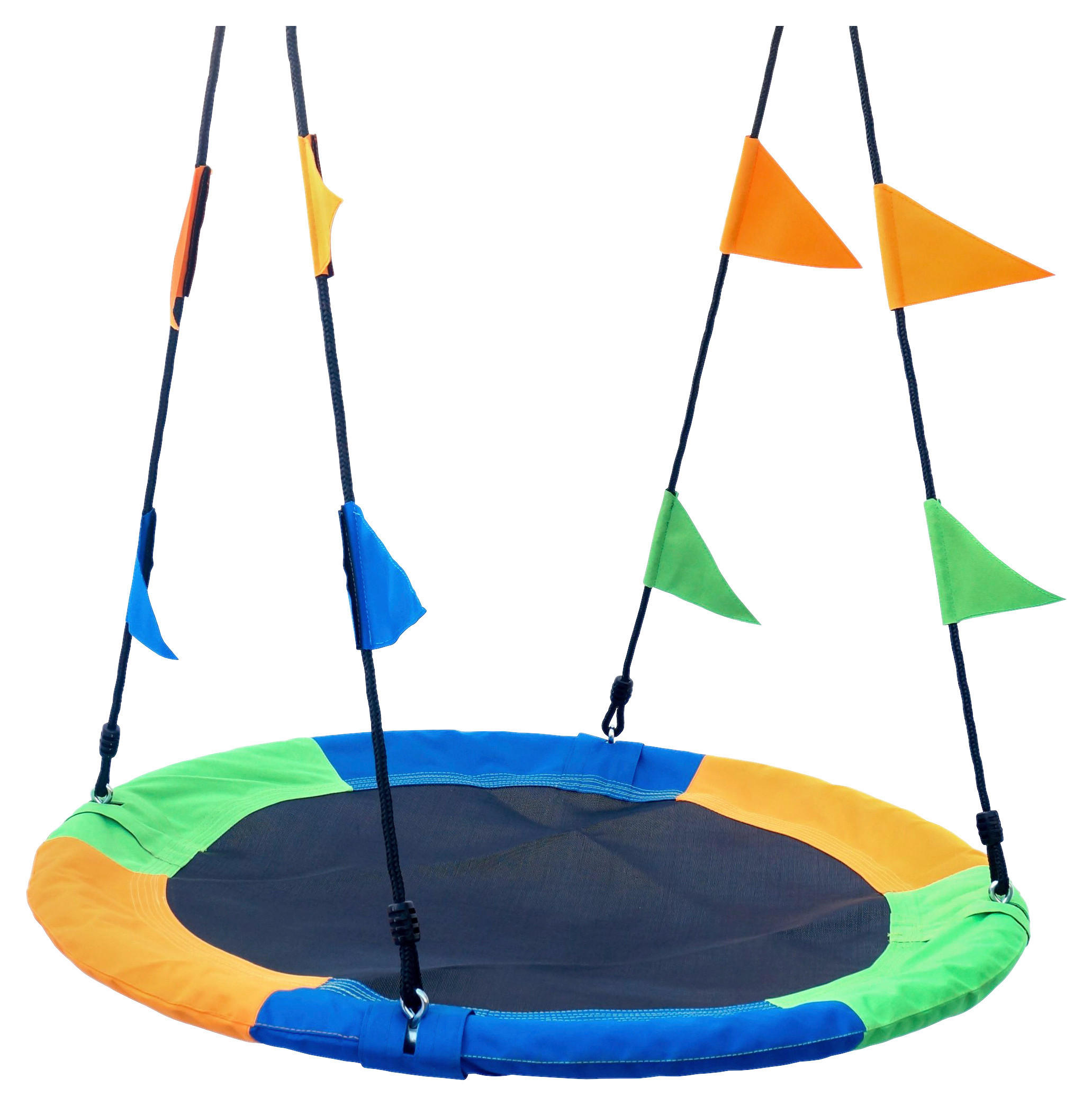 NESTSCHAUKEL 100/180 cm Multicolor  - Multicolor, Trend, Kunststoff/Textil (100/180cm) - My Baby Lou