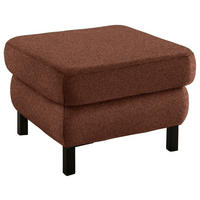 HOCKER Flachgewebe Rostfarben  - Rostfarben/Schwarz, KONVENTIONELL, Textil/Metall (69/47/69cm) - Pure Home Comfort