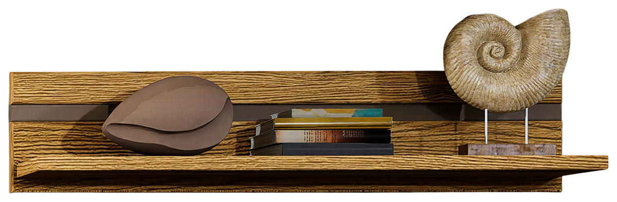 WANDBOARD  100/23/22 cm  - Taupe/Wildeiche, Design, Holz/Holzwerkstoff (100/23/22cm) - Novel