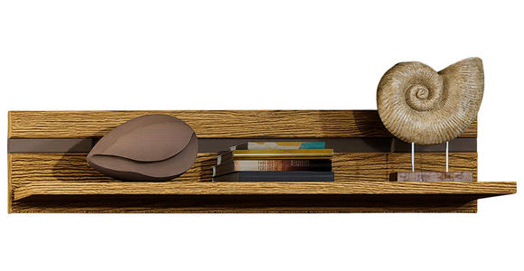 WANDBOARD  100/23/22 cm  - Taupe/Wildeiche, Design, Holz/Holzwerkstoff (100/23/22cm) - Novel