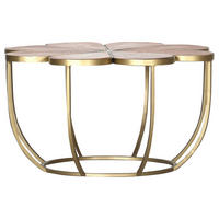 MIZICA, naravne barve, črna  - zlate barve/črna, Romantika, kovina/les (70/70/38cm) - Carryhome