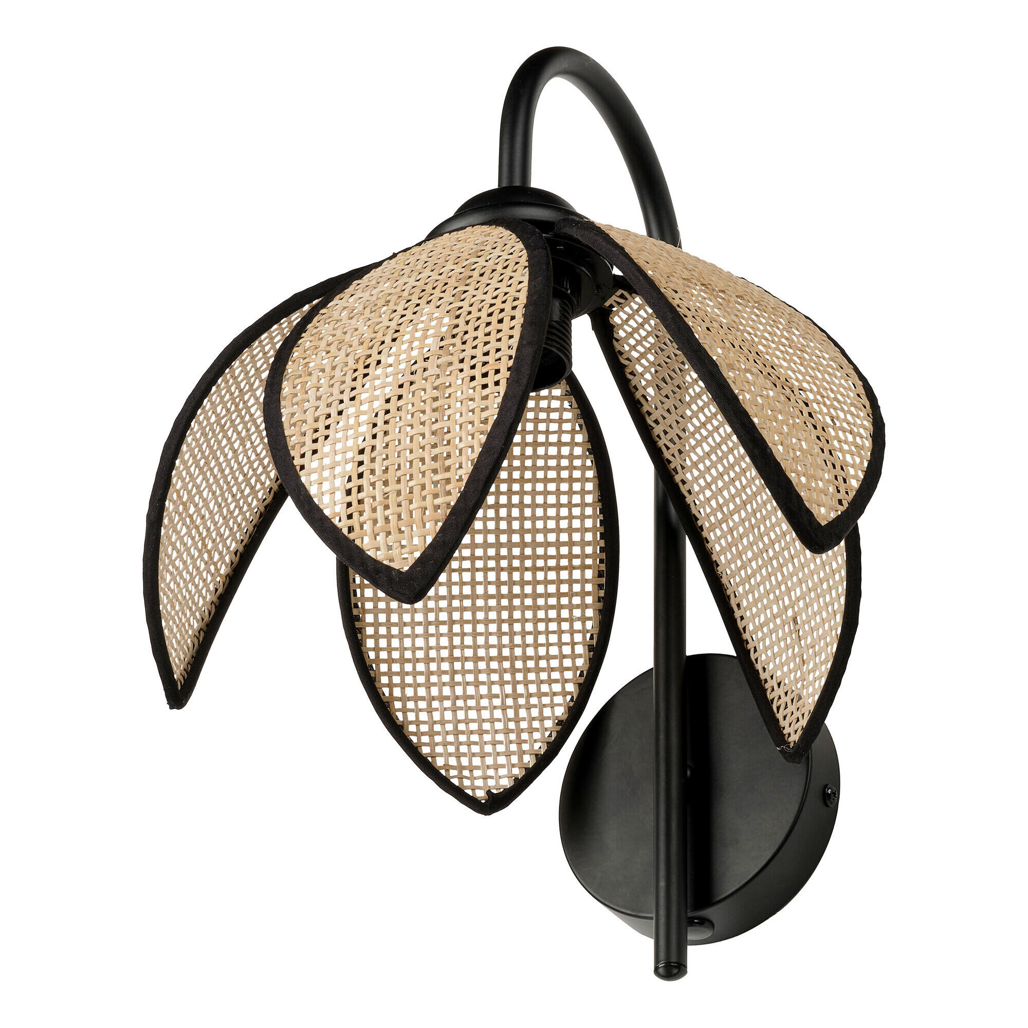 WANDLEUCHTE 21/27/34,5 cm   - Beige, Basics, Holz/Metall (21/27/34,5cm) - Osram