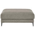 HOCKER Feincord Sandfarben  - Sandfarben/Schwarz, Design, Textil/Metall (120/43/90cm) - Dieter Knoll