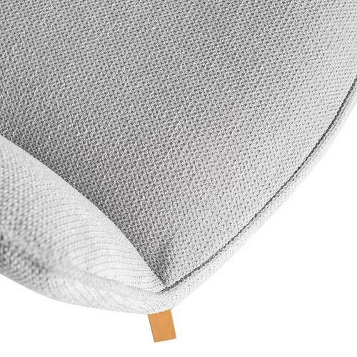 ARMLEHNSTUHL in Holz, Textil Grau, Eichefarben  - Eichefarben/Grau, MODERN, Holz/Textil (59/88/63cm) - home24