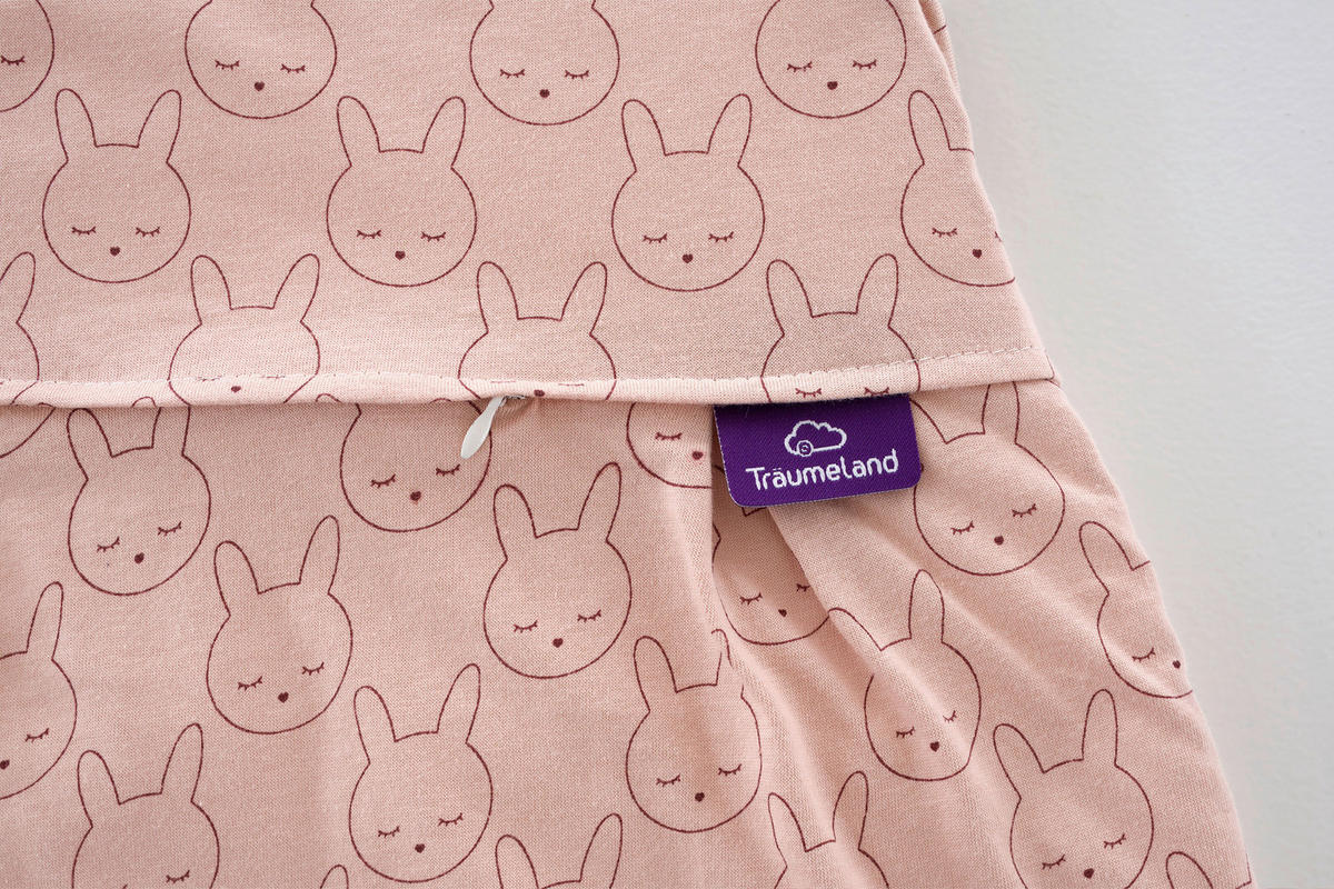 BABYSCHLAFSACK KUSCHELHASE BEIGE    68/74   - Beige/Altrosa, Basics, Textil (68/74null) - Träumeland
