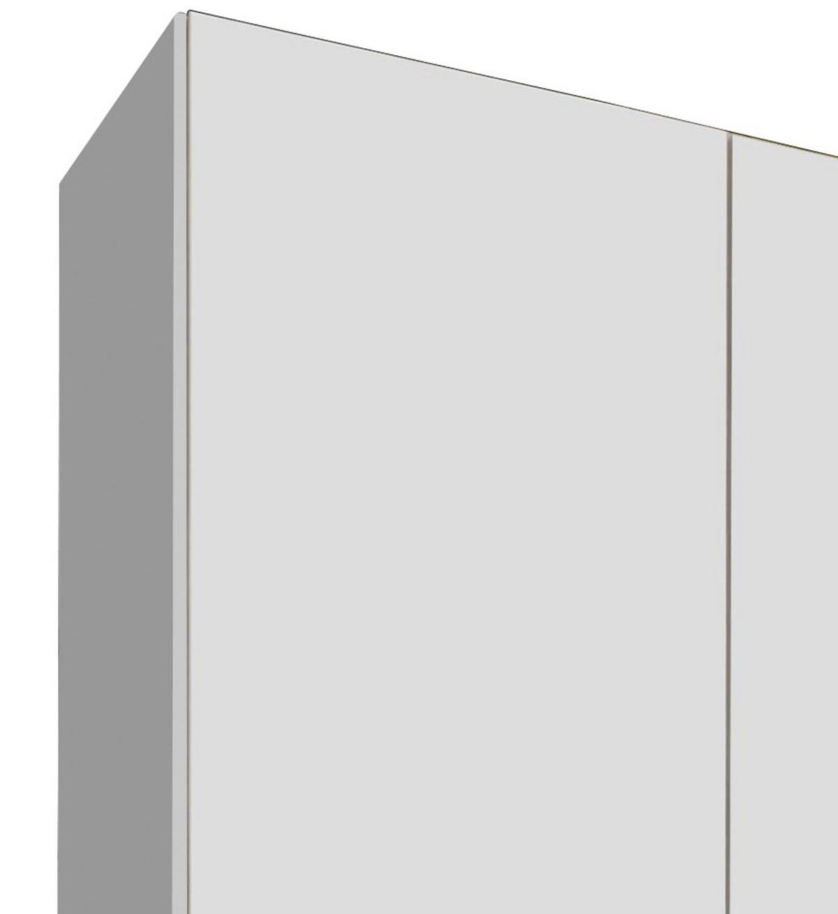 DREHTÜRENSCHRANK in Weiss  - Chromfarben/Weiss, Modern, Holzwerkstoff/Kunststoff (150/216/58cm) - MID.YOU