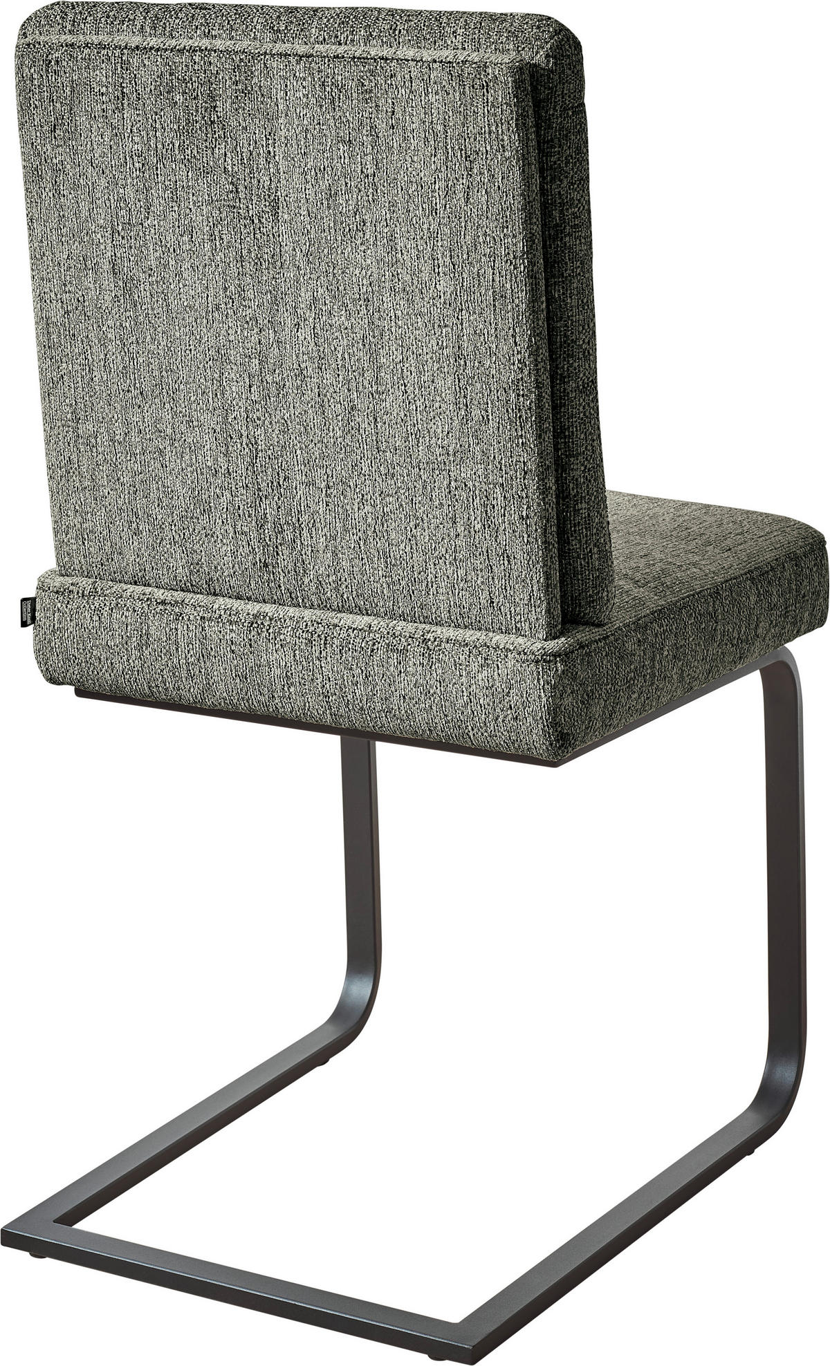 SCHWINGSTUHL  in Stahl Chenille  - Beige/Schwarz, Design, Textil/Metall (46/92/60cm) - Dieter Knoll