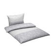 BETTWÄSCHE 2-teilig Satin 140/200 cm  - Grau, Textil (140/200cm) - Novel