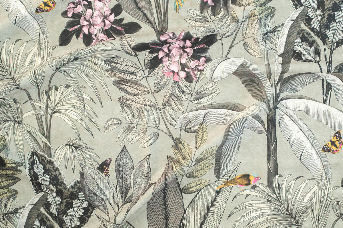 SCHLAUFENSCHAL  blickdicht  140/245 cm   - Grün, Basics, Textil (140/245cm)