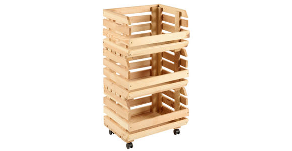 KISTE - Naturfarben, Basics, Holz (38,5/73/30cm) - Homeware