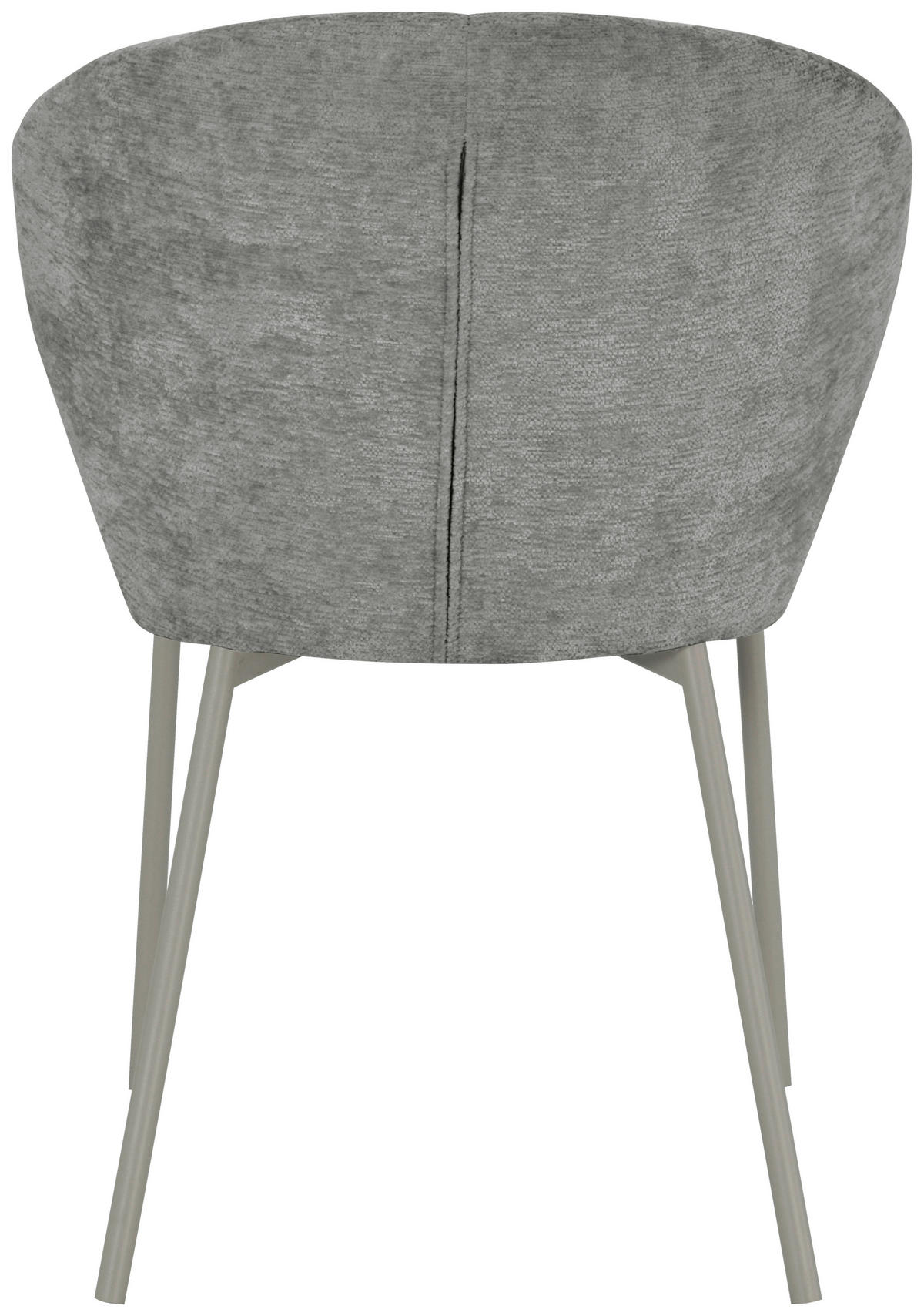 ŽIDLE, šedá - šedá, Moderní, kov/dřevo (55/79/59cm) - P & B