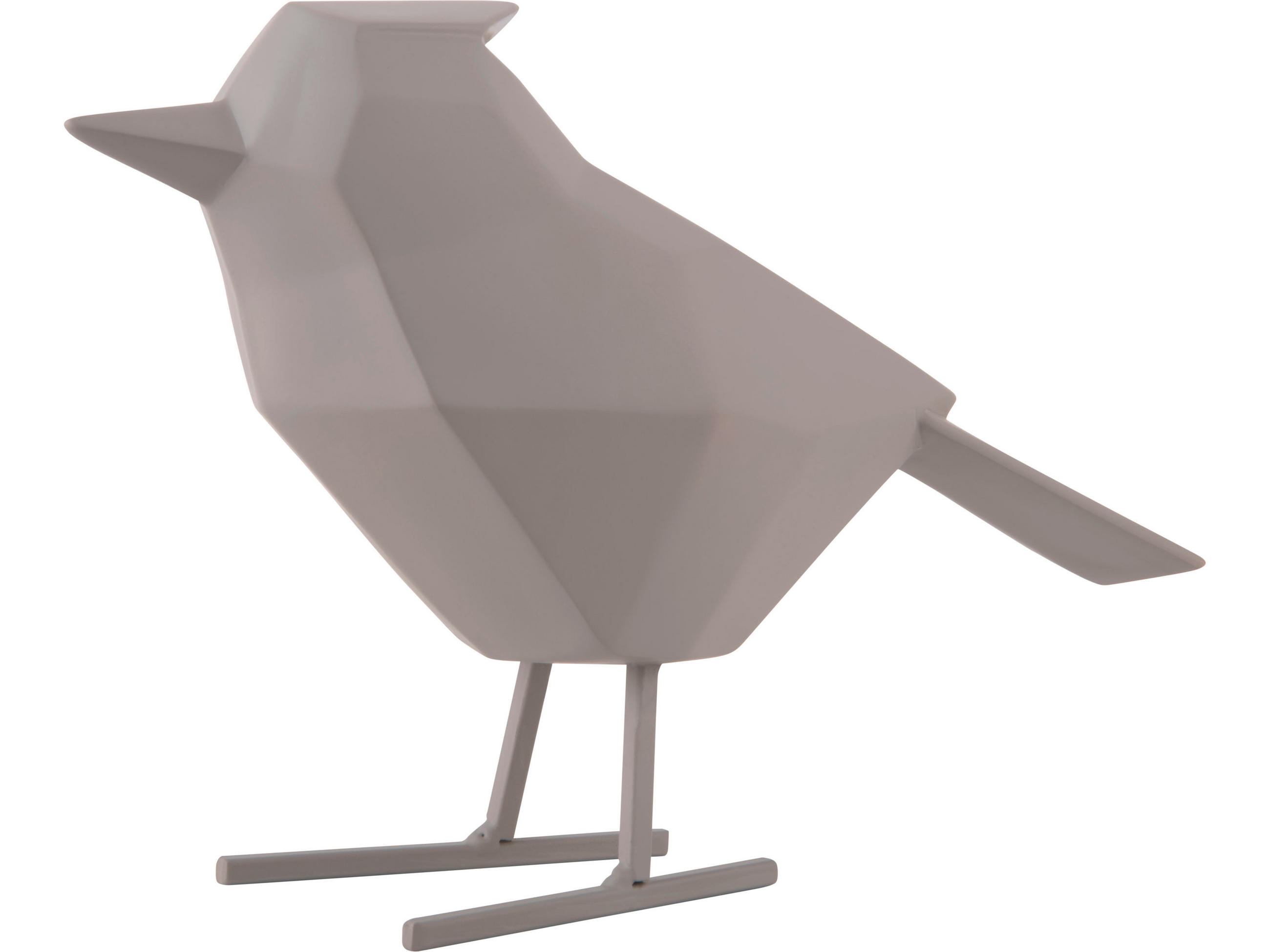 SKULPTUR - Grau, Trend, Kunststoff (9/18/24cm) - Present Time