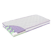 KINDERMATRATZE Schmetterling Höhe ca.  - Violett/Weiß, Basics, Textil (140/70/11cm) - Träumeland