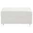 HOCKER Webstoff Beige - Beige/Alufarben, Design, Kunststoff/Textil (93/42/93cm) - Carryhome