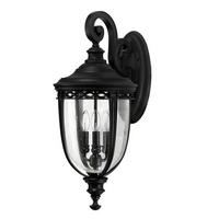 AUSSENWANDLEUCHTE - Schwarz, Basics, Glas/Metall (26.7/62.2/32.5cm) - Elstead Lighting