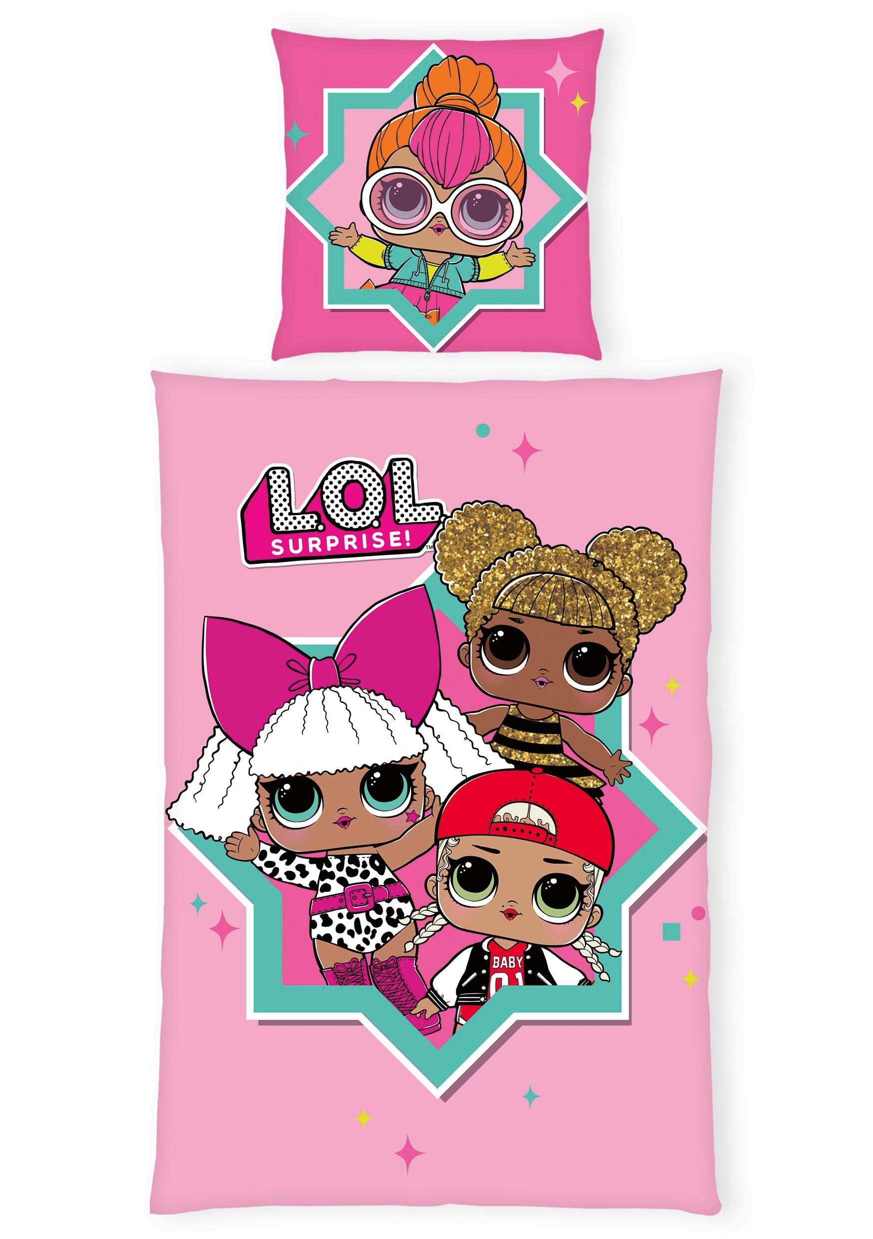 Herding DETSKÁ BIELIZEŇ LOL, renforcé, viacfarebná, 135/200 cm