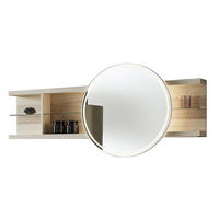 BADEZIMMERSPIEGEL 176,85/80/23 cm  - Eschefarben, MODERN, Holz (176,85/80/23cm) - Valdera