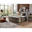 BOXSPRINGBETT 160/200 cm  in Taupe  - Taupe/Schwarz, KONVENTIONELL, Kunststoff/Textil (160/200cm) - Carryhome