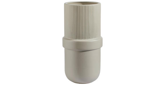 VASE 30 cm - Schlammfarben, MODERN, Keramik (15/15/30cm) - Novel