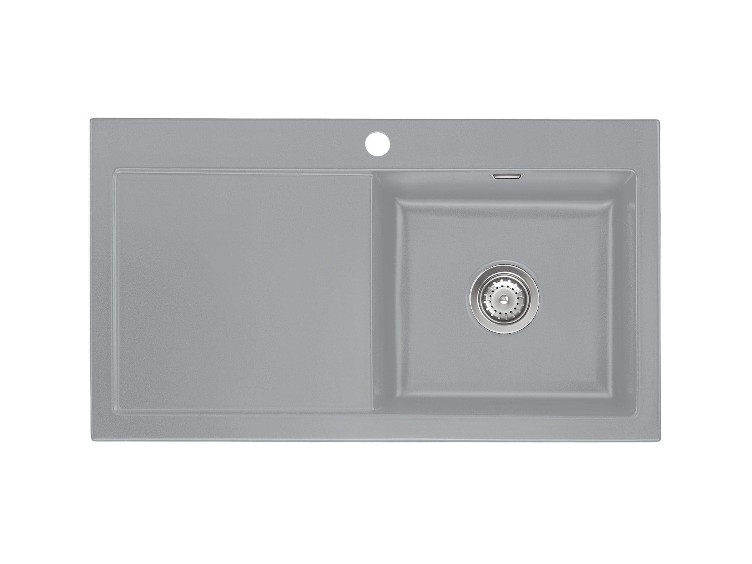 SPÜLE Mera 90 / 50740178  - Titanfarben, Basics, Keramik (90/20/51cm) - Systemceram