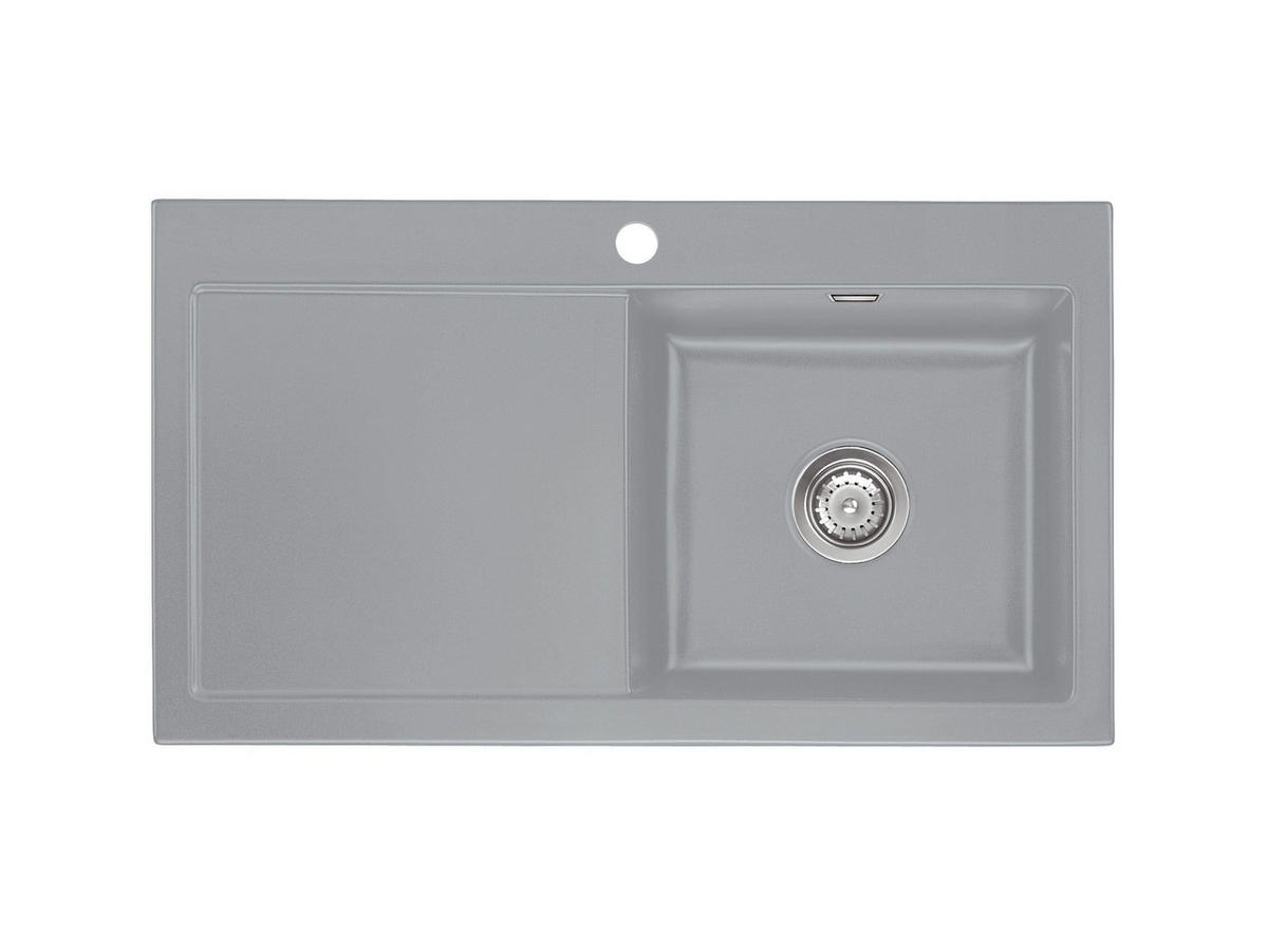 SPÜLE Mera 90 / 50740178  - Titanfarben, Basics, Keramik (90/20/51cm) - Systemceram