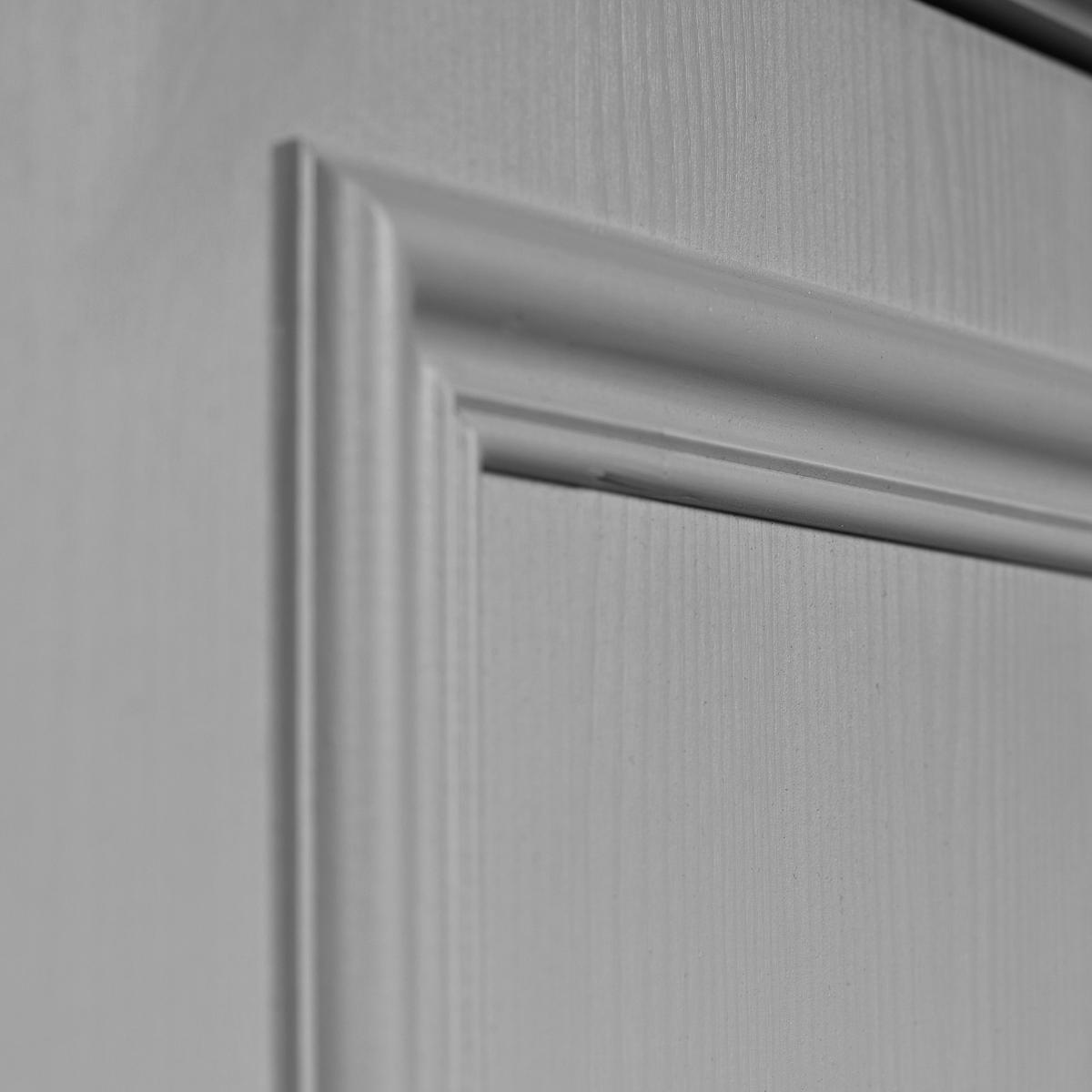 DREHTÜRENSCHRANK 98/190/41 cm,  in Grau, 2-türig  - Schwarz/Grau, Basics, Holz/Metall (98/190/41cm) - MID.YOU