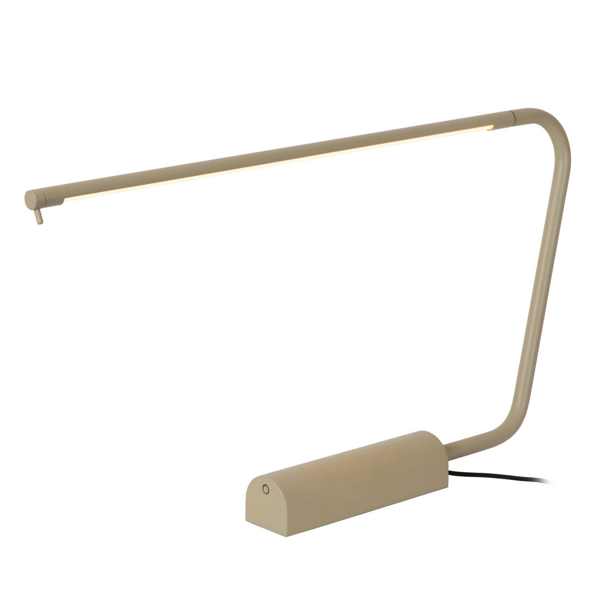 SCHREIBTISCHLEUCHTE MADISON 62.5/5.5/33 cm   - Schwarz/Braun, Design, Metall (62.5/5.5/33cm) - Lucide