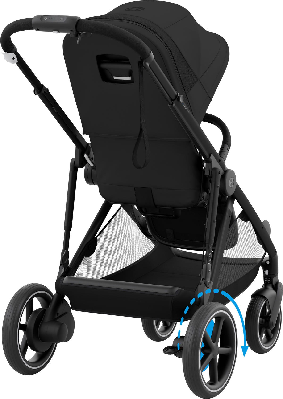 KINDERWAGEN e-Gazelle S  - Schwarz, Design, Kunststoff/Textil (94.5/66/100cm) - Cybex