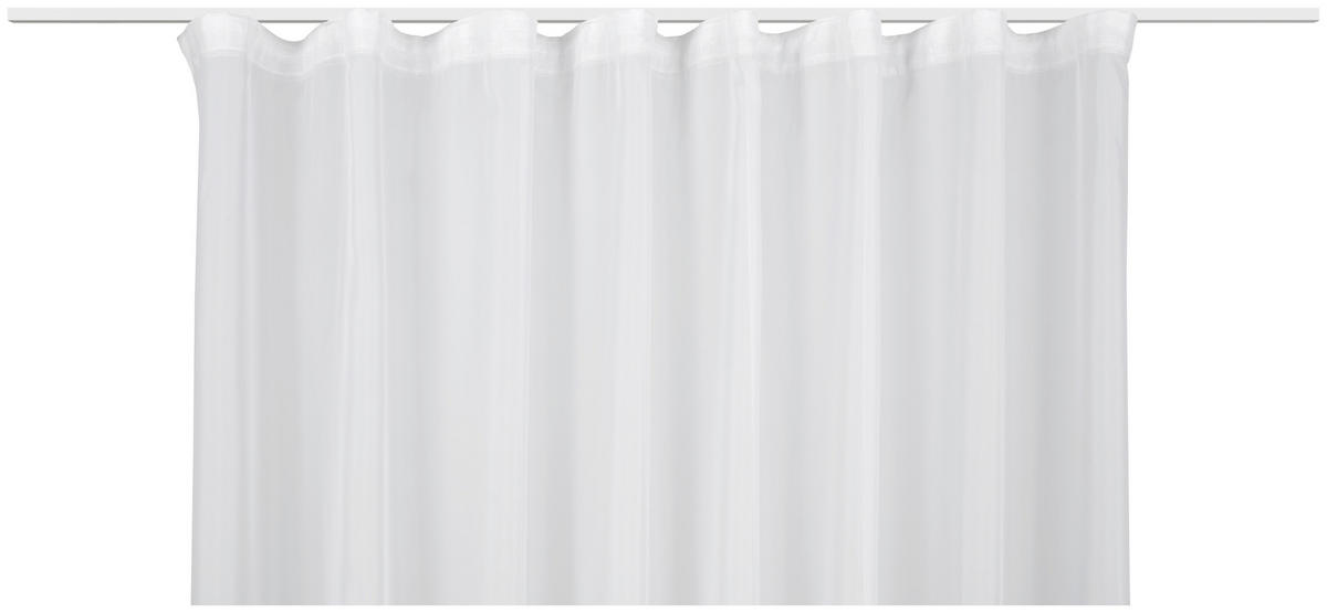 VORHANGSCHIENE - Weiß, Basics, Metall (200cm) - Homeware