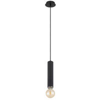 ZÁVĚSNÉ SVÍTIDLO, 12/160 cm  - černá/barvy niklu, Basics, kov/dřevo (12/160cm) - Globo