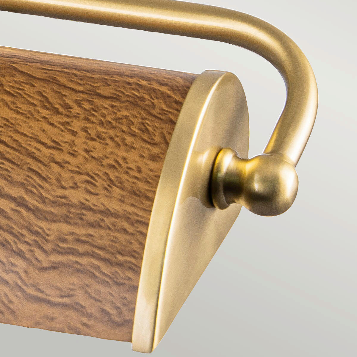 BILDERLEUCHTE Winchfield 12,7/44,5/31,8 cm  - Eichefarben/Messingfarben, Konventionell, Metall (12,7/44,5/31,8cm) - Elstead Lighting