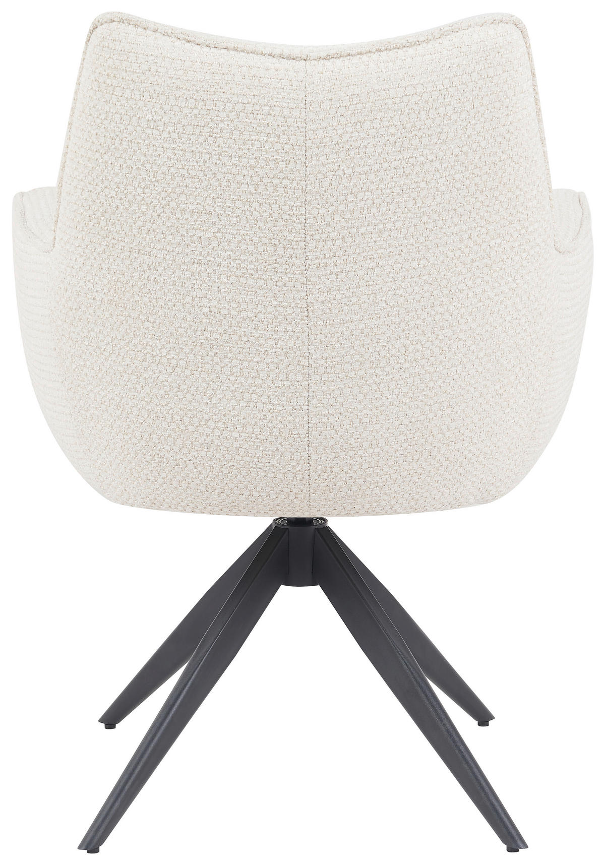 ARMLEHNSTUHL  in Chenille  - Beige/Schwarz, MODERN, Textil/Metall (63/88/63cm) - Livetastic