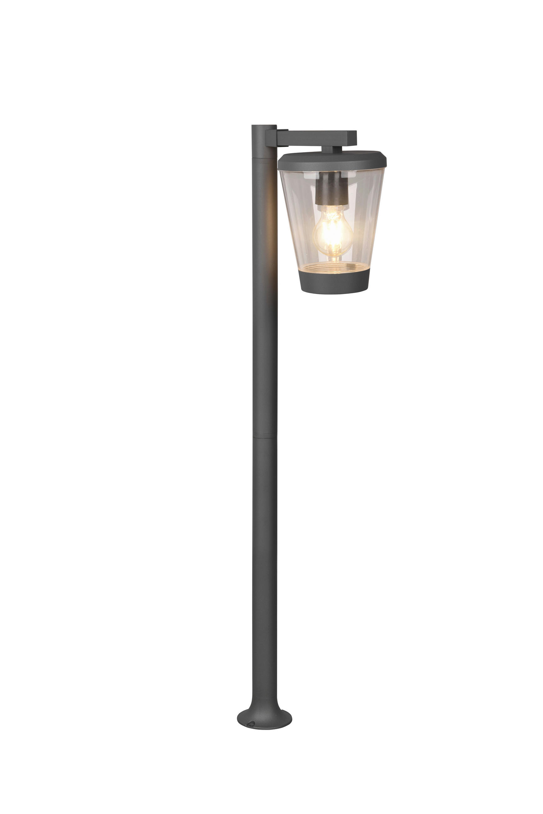 WEGELEUCHTE 16/100/27 cm - Anthrazit, Basics, Kunststoff/Metall (16/100/27cm) - Trio Leuchten
