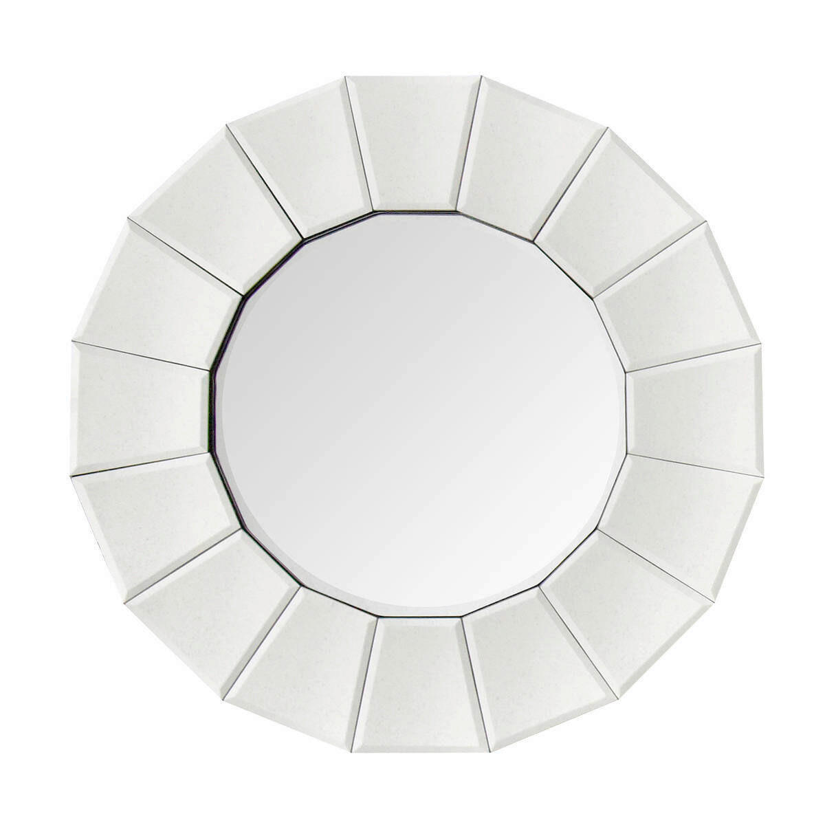 Nástěnné zrcadlo 60/60/3 cm  - barvy stříbra, Basics, kov/sklo (60/60/3cm)