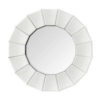 WANDSPIEGEL 60/60/3 cm    in rund  - Silberfarben, Basics, Glas/Metall (60/60/3cm) - Kayoom