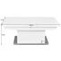 COUCHTISCH rechteckig Weiß - Weiß, LIFESTYLE, Glas/Metall (125(150)/70/50(78)cm) - Carryhome